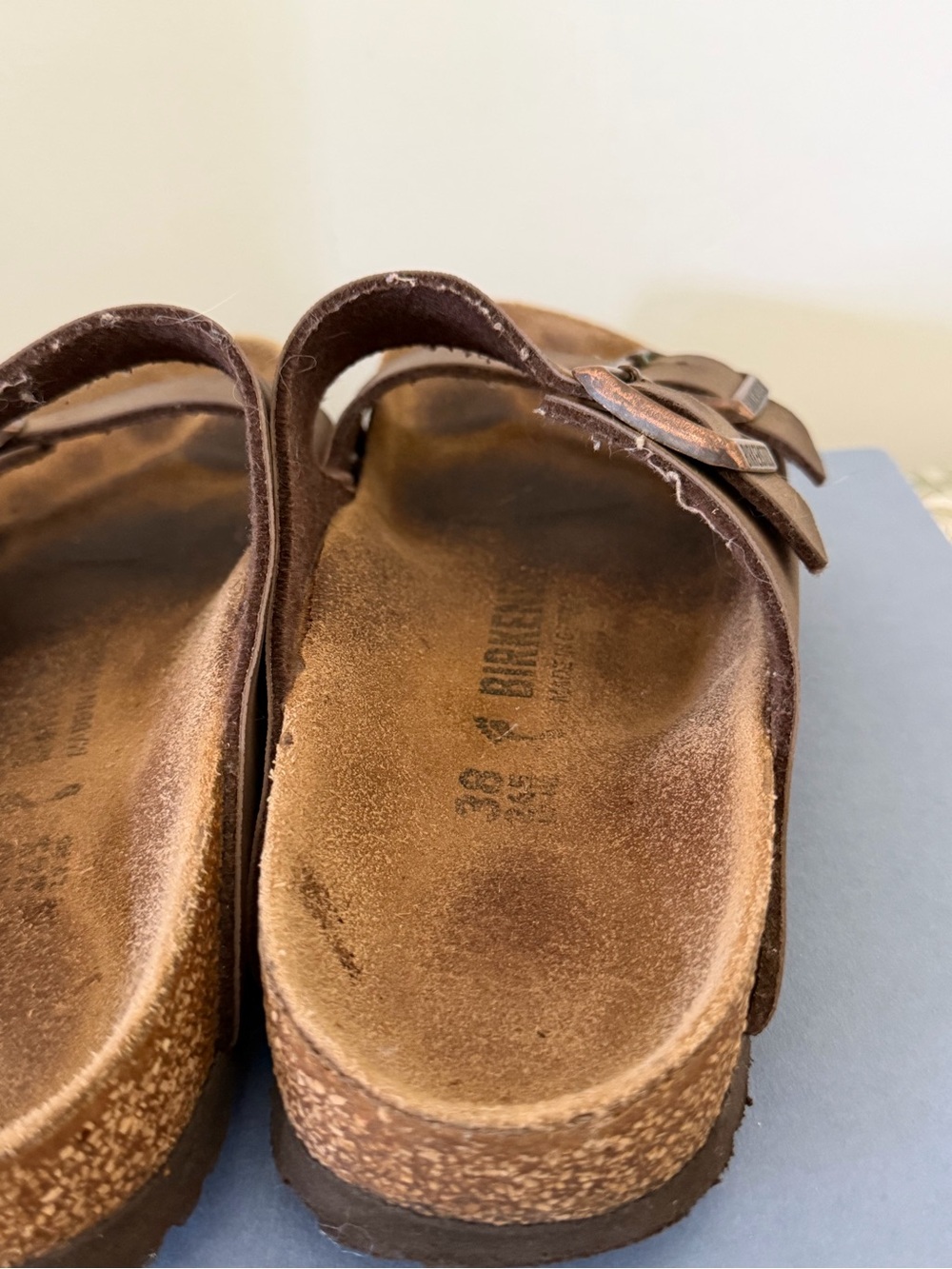 Birkenstock Arizona Two-Strap Sandals - Dark Brown eu 38 - Picture 4 of 7